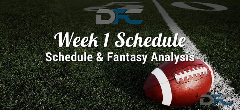 NFL Week 1 Schedule 2016