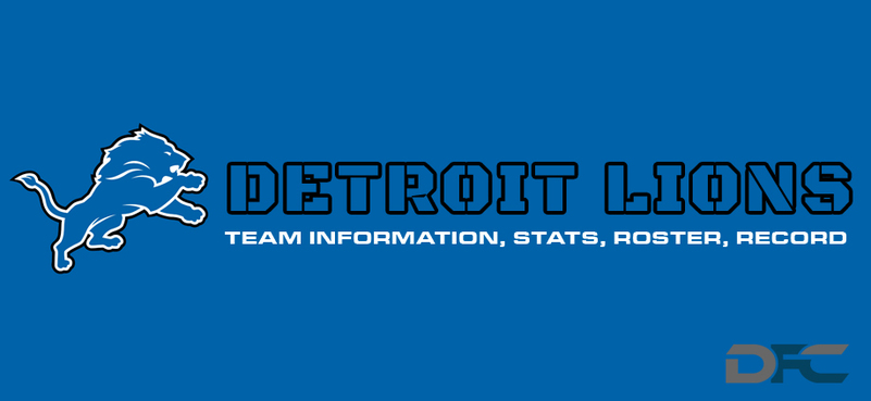 Detroit Lions Team Stats, Roster, Record, Schedule