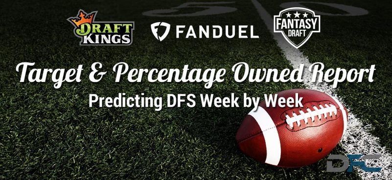 NFL Target & Percentage Ownership Report: Week 1