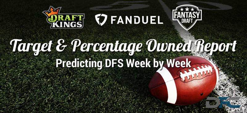 NFL Target & Percentage Ownership Report: Week 17